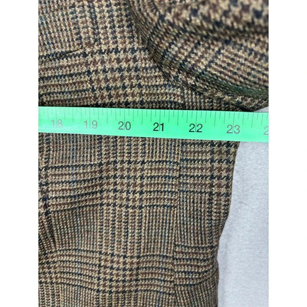Chaps Ralph Lauren Blazer Mens 46 Brown Plaid Check Wool Tweed Sport Coat Canada